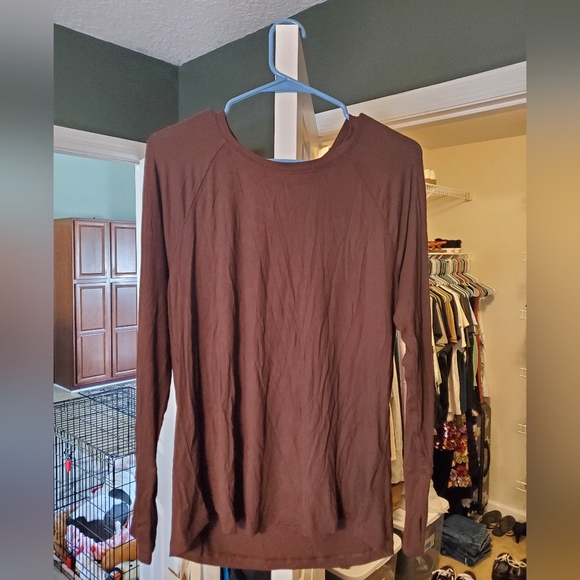 aerie Tops - SOLD - Women's Long Sleeve Brown Top